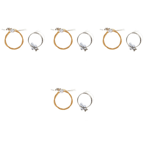 4Sets Durable Lyre Strings Kit Multi Color Copper Steel for Lyre Use 2