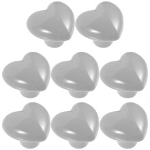 24 Pcs Heart Shaped Ceramic Cabinet Knob Furniture Pull