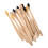 15 Pcs Bamboo Toothbrush Set Soft Bristles Comfortable Grip Portable 9