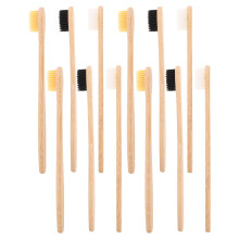 15 Pcs Bamboo Toothbrush Set Soft Bristles Comfortable Grip Portable