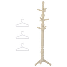 4 Sets Mini Floor Hanger Doll Clothes Hanger Retro Home Decor