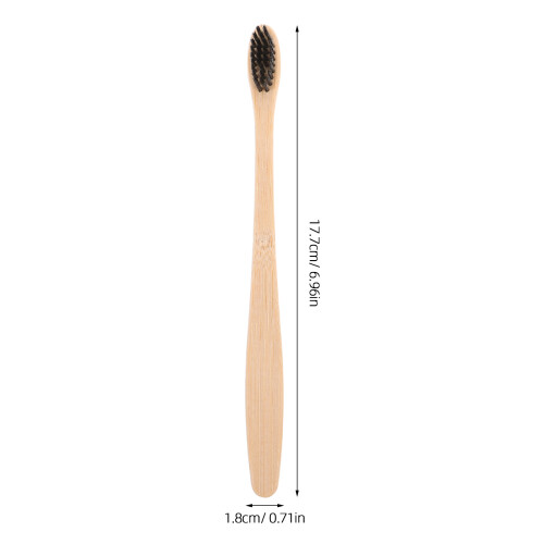 15 Pcs Bamboo Toothbrush Set Soft Bristles Comfortable Grip Portable 1