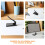 2Pcs Model Airplane Display Stand 1:400 Plastic Aircraft Holder 9