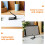 2Pcs Model Airplane Display Stand 1:400 Plastic Aircraft Holder 8