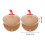 6Pcs Wood Finger Castanets Percussion Musical Instruments 2