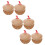 6Pcs Wood Finger Castanets Percussion Musical Instruments 10