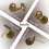 Decorative Tacks Iron Antique Brass 300pack 0.63x0.43in 8
