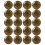 Decorative Tacks Iron Antique Brass 300pack 0.63x0.43in 6