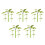 25 Pcs Banana Tree Model Sand Table Decor Simulation Plants Miniature 6
