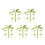 25 Pcs Banana Tree Model Sand Table Decor Simulation Plants Miniature 4