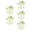 25 Pcs Banana Tree Model Sand Table Decor Simulation Plants Miniature 5