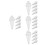 20 Pcs Craft Foam Ice Cream Cone Model Decor 9