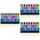 15 Pcs Kalimba Thumbs Piano Learning Stickers 8