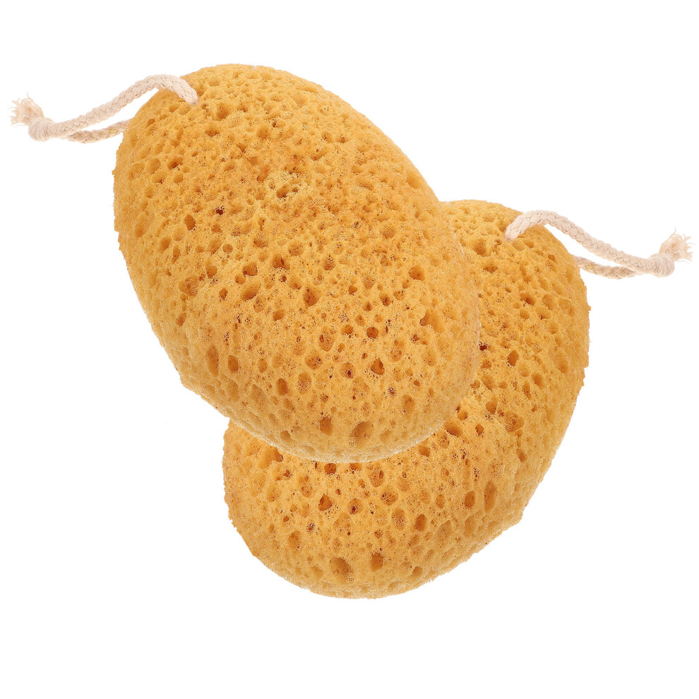 Ohphcall 4 Pcs Bath Sponge Body Scrubber Exfoliating Shower Supplies