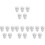 20 Pcs  Creative Grimace Craft Supplies  Decor For Festivals Parties 2