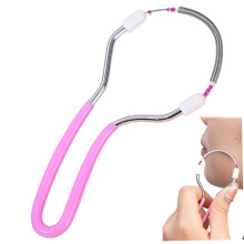 Thread Hair Removal, 1 Inch Stainless Steel Spring Thread with Comfortable Grip, Portable Manual Facial Hair Remover for Women
