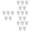 20 Pcs  Creative Grimace Craft Supplies  Decor For Festivals Parties 6