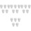 20 Pcs  Creative Grimace Craft Supplies  Decor For Festivals Parties 3