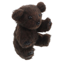 Plush Bear Toy Soft Stuffed Animal With Adjustable Limbs For Kids