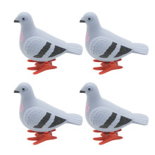8 Pcs Cartoon Wind Up Pigeon Toy Simulation (Random Color)