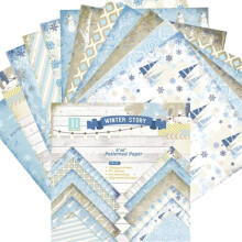 24Pcs DoubleSided Printed Colorful Paper Cards for Scrapbooking DIY Projects/Photo Album/Card Making Scrapbooking Craft Decor
