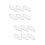 12 Pcs Ceramic Chopsticks Rack Cloud Shape Holder Rest Home Ornament 6