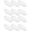 12 Pcs Ceramic Chopsticks Rack Cloud Shape Holder Rest Home Ornament 4