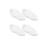 12 Pcs Ceramic Chopsticks Rack Cloud Shape Holder Rest Home Ornament 7