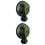 2Pièces Ventilateur Auto USB Portable Clip Confort 7