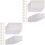 2 Pcs Adhesive Dots Double Sided Round Transparent Double-Sided Tape 5