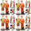 28 Pcs Sand Table People Models Realistic Miniature Figures Decor 5