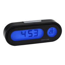 3 Pcs Automotive Dash Clock Thermometer