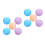 10 Pcs Multicolor Child Pat The Ball 10