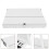 Diy Model Shelf Stand Plastic Storage Rack For Action Figures White 8