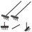 12 Pcs Zen Mini Rakes For Sandbox Table Garden Use 8