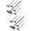 12 Pcs Zen Mini Rakes For Sandbox Table Garden Use 7