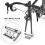 1pc Fork Mount Fork Mount Front Wheel Fork Fixing Holder 10