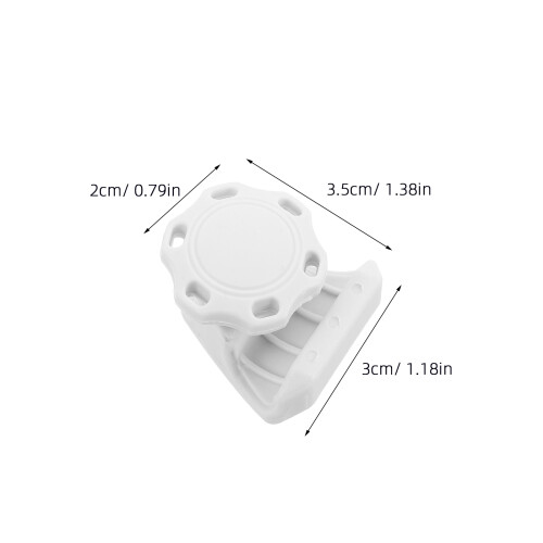 2 Sets Football Visor Clips High-Strength Nylon 2