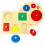 Set Da 6 Pannello Geometrico Gioco Educativo 6