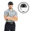 Acessório Capacete Safety Ajustável Preto Pe Resistente 5