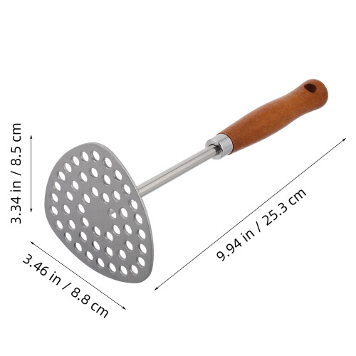 De Batatas Aço Inoxidável, Amassador De Abacate Triangular 2