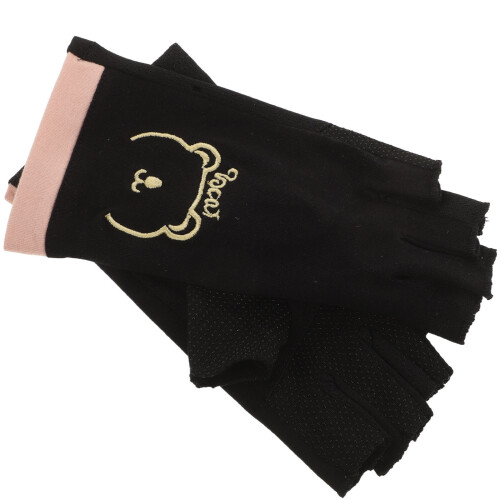 4 Pairs Fingerless UV Protective Manicure Gloves