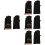 4 Pairs Fingerless UV Protective Manicure Gloves 7