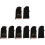4 Pairs Fingerless UV Protective Manicure Gloves 3