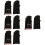 4 Pairs Fingerless UV Protective Manicure Gloves 8