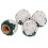 Durable Copper Car Valve Caps Rhinestone Design For Auto 4pcs 1