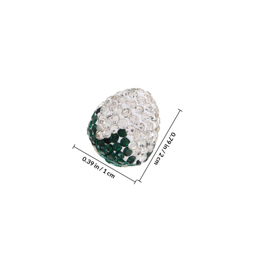 Durable Copper Car Valve Caps Rhinestone Design For Auto 4pcs 1