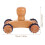 1Par Brinquedo Roller Skate Para Plástica Colorida 3