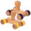 1Par Brinquedo Roller Skate Para Plástica Colorida 5