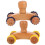 1Par Brinquedo Roller Skate Para Plástica Colorida 6